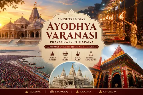 Varanasi Prayagraj Ayodhya Tour Package-5 Nights / 6 Days